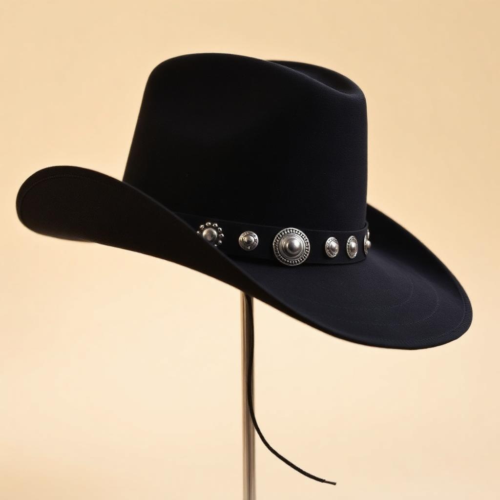 Sheriff Black Concho Hat